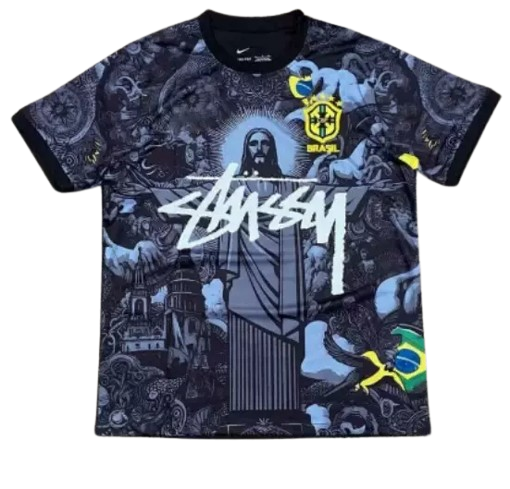 Brazil Jesus x Stussy jersey  LIMITED VERSION